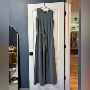 SPANX Gray Sleeveless Jumpsuit